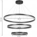 Φωτιστικό Κρεμαστό Φ40/60/80cm Στρογγυλό LED 60W 230V 6600lm CCT Dimmable 6095-A-BL